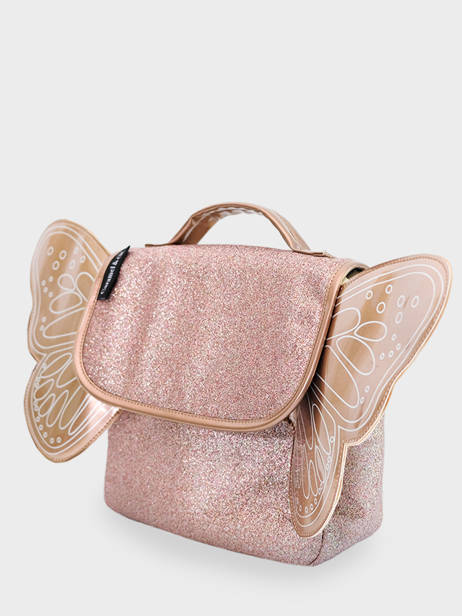 Mini Rugzak Caramel et cie Roze family - SBB07-MI ander zicht 2