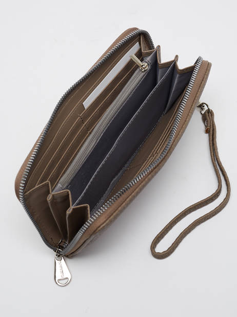 Portefeuille Classic Miniprix Bruin grained H1689 ander zicht 2