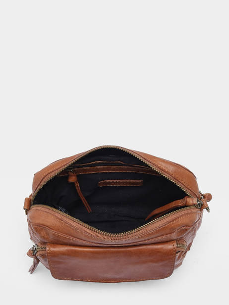 Cross Body Tas Naina Leder Pieces Oranje naina 17063358 ander zicht 3