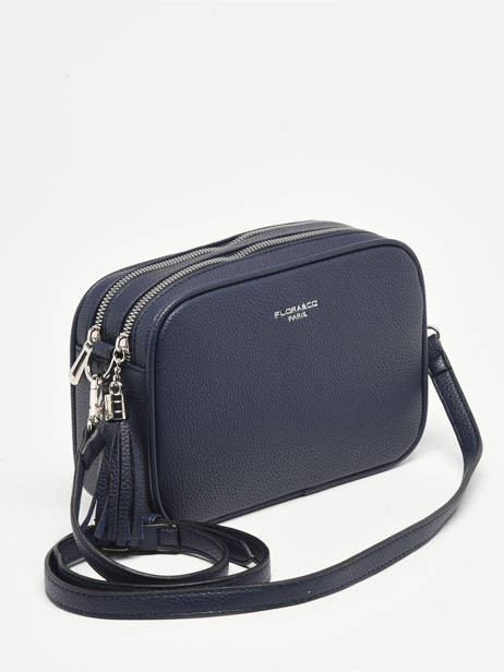 Cross Body Tas Grained Miniprix Blauw grained HOWARD ander zicht 2