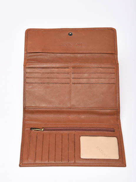 Portemonnee Leder Katana Bruin marina 753080 ander zicht 1