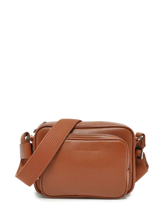Longchamp Le foulonné Cross bodytas Bruin