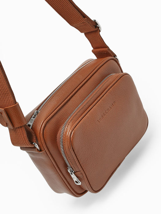 Longchamp Le foulonné Cross bodytas Bruin