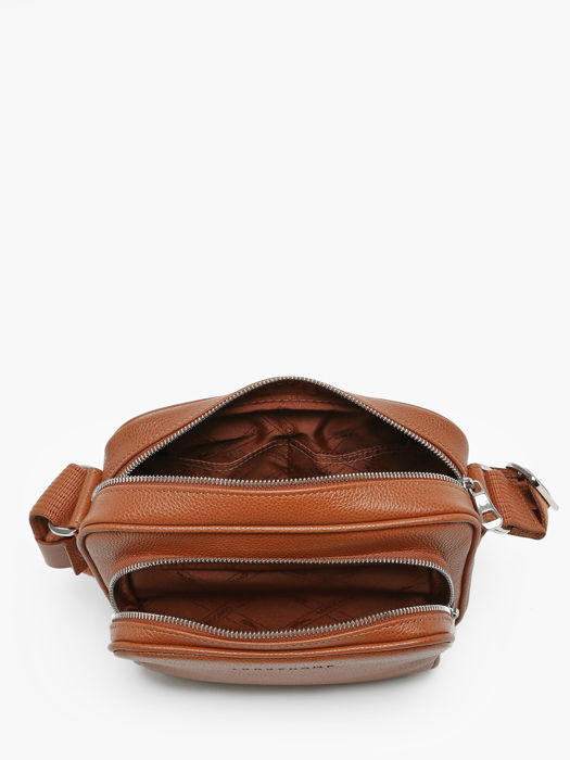 Longchamp Le foulonné Cross bodytas Bruin