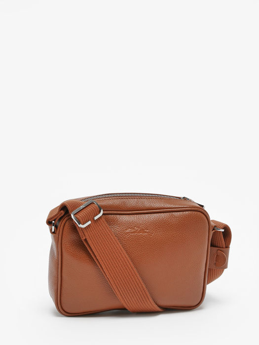 Longchamp Le foulonné Cross bodytas Bruin
