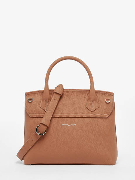 Cross Body Tas Clarita Leder Nathan baume Bruin nathan 18 ander zicht 4