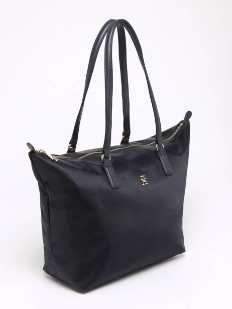 Schoudertas Poppy Tommy hilfiger Blauw poppy AW15639 ander zicht 2